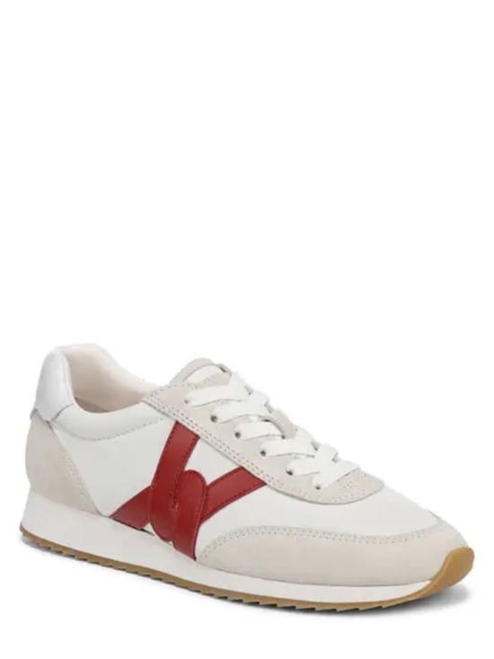 Veronica Beard Shoes - Veronica Beard Penrose Sneaker Beige Suede and Nylon Sneaker